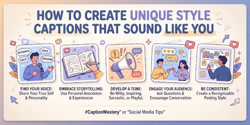 How to Create Unique Style Captions That Sound Like You
