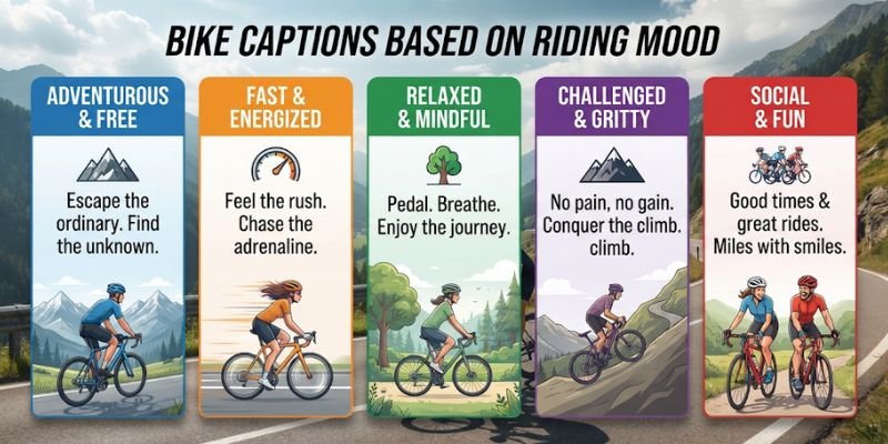 Bike Captions Based on Riding Mood