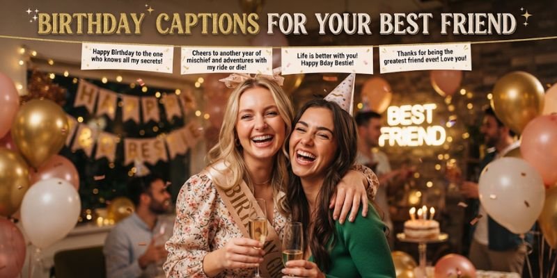 Birthday Captions for Your Best Friend