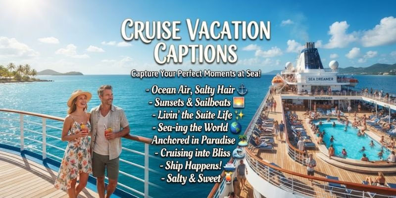 Cruise Vacation Captions