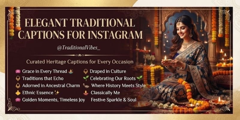 Elegant Traditional Captions for Instagram