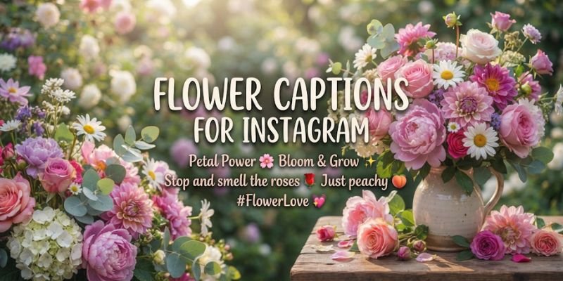 flower captions for instagram