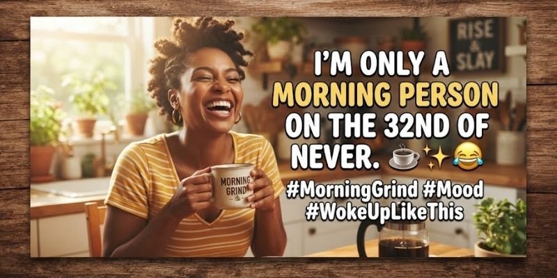Funny African American Good Morning Captions