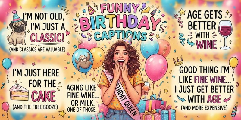 Funny Birthday Captions