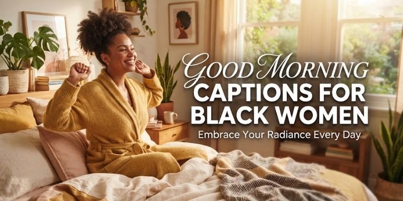 Good Morning Captions for Black Women