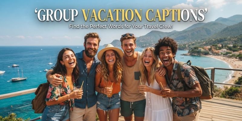 Group Vacation Captions