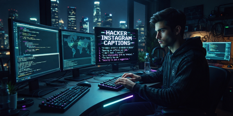 Hacker Instagram Captions 