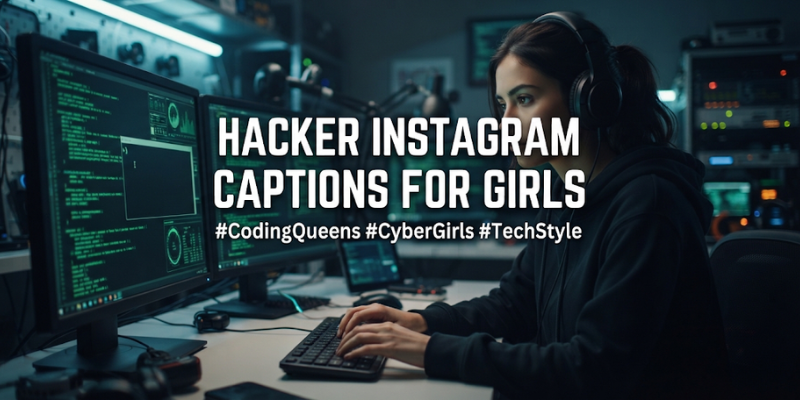 Hacker Instagram Captions for Girls