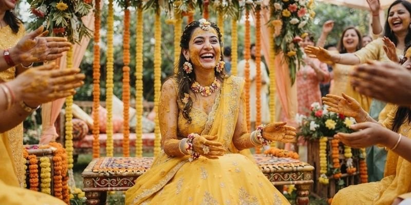 Haldi Captions for Brides