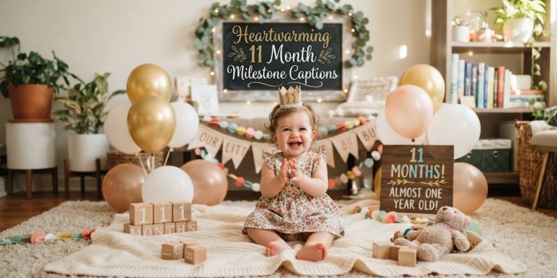 Heartwarming 11 Month Milestone Captions