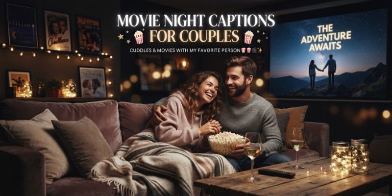 Movie Night Captions for Couples