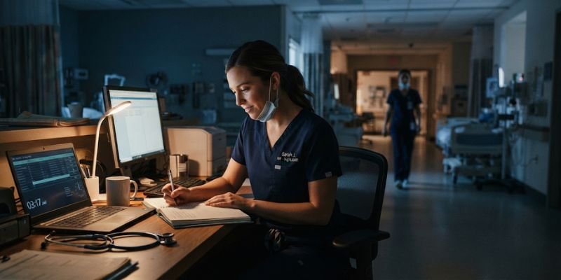 night duty caption