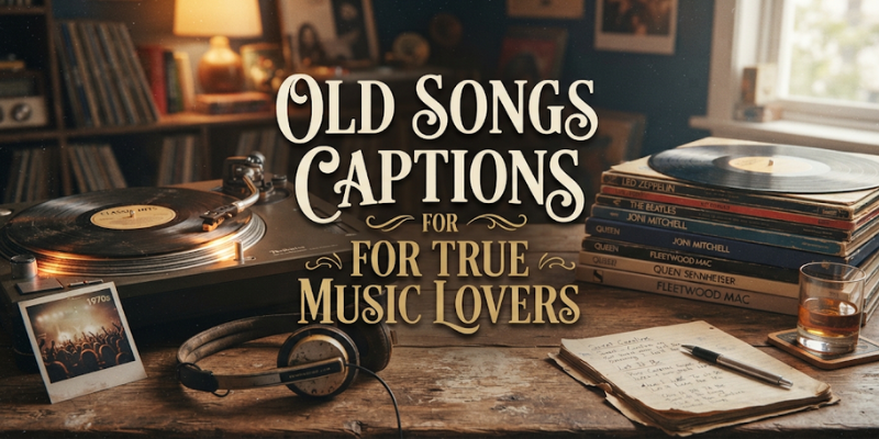 Old Songs Captions for True Music Lovers