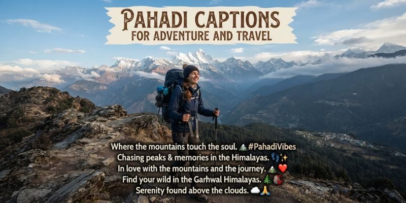 Pahadi Captions for Adventure and Travel