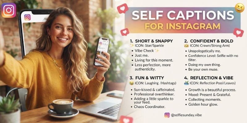 self captions for instagram
