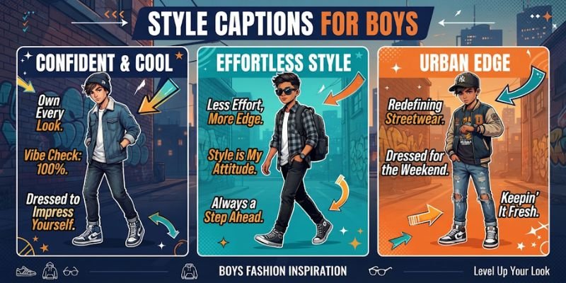 Style Captions for Boys