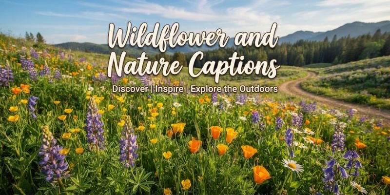 Wildflower and Nature Captions