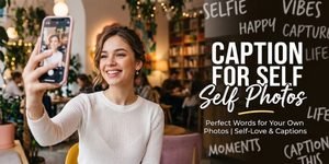 caption for self photos