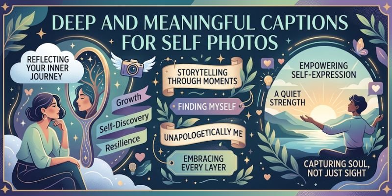 Deep and Meaningful Captions for Self Photos