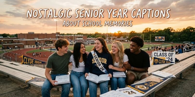 Nostalgic Senior Year Captions About School Memories