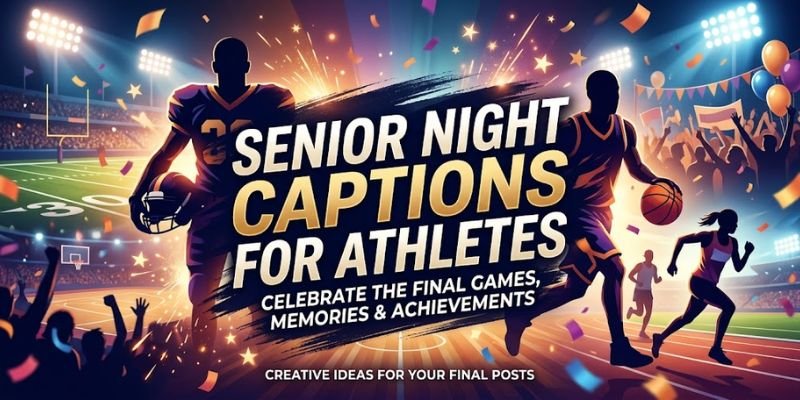 Senior Night Captions for Athletes
