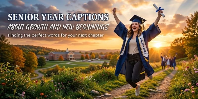 Senior Year Captions About Growth and New Beginnings